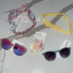 Janie and jack baby bundle sunglasses and headbands